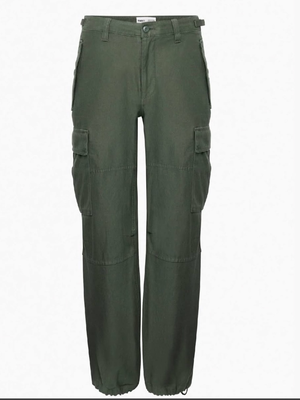 Aritzia TNA Supply Olive Green Cargo Baggy Pants S